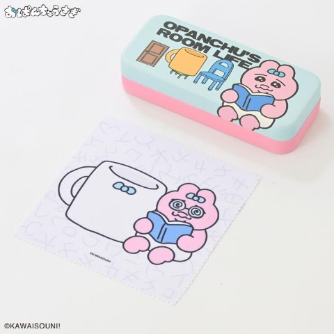メガネケース クロス付（おぱんちゅうさぎ）