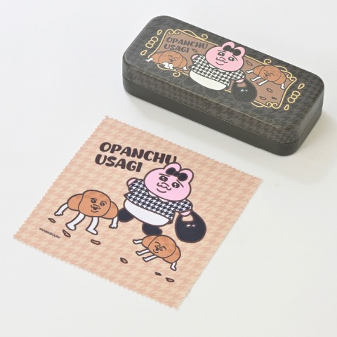 メガネケース クロス付（おぱんちゅうさぎ）