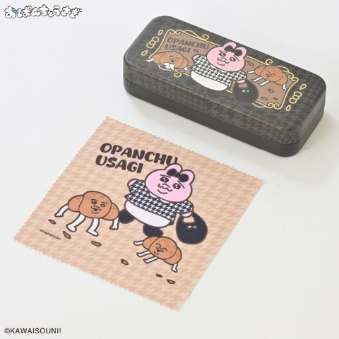 メガネケース クロス付（おぱんちゅうさぎ）