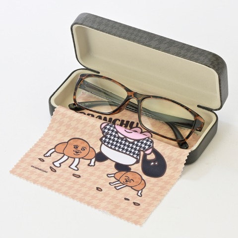 メガネケース クロス付（おぱんちゅうさぎ）