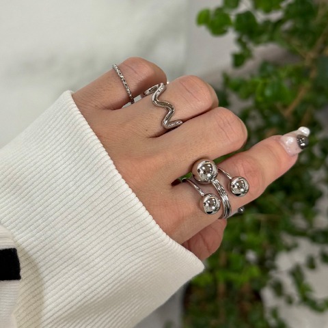 レディース　リング3点セット(おなつ)