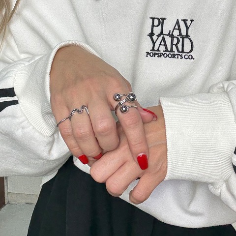 レディース　リング3点セット(おなつ)