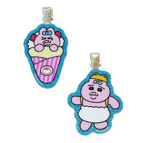 前髪クリップ 2個セット（おぱんちゅうさぎ）