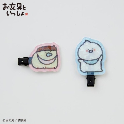 前髪ヘアクリップ　（お文具といっしょ）