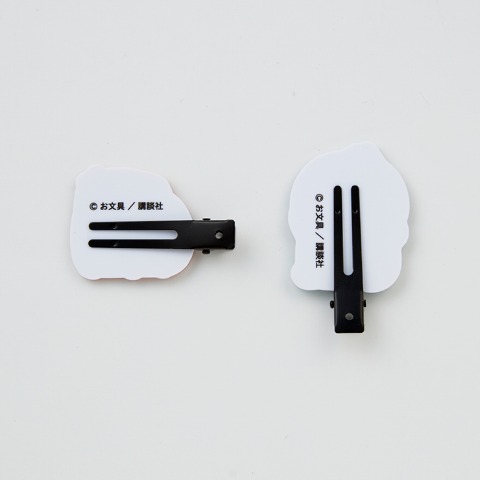 前髪ヘアクリップ　（お文具といっしょ）