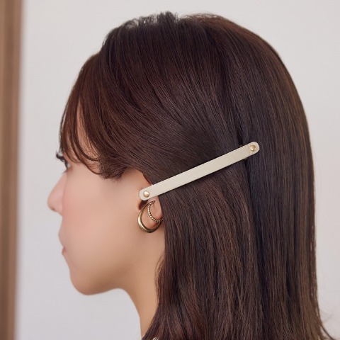 レディース　バレッタ＆ゴム3本セット