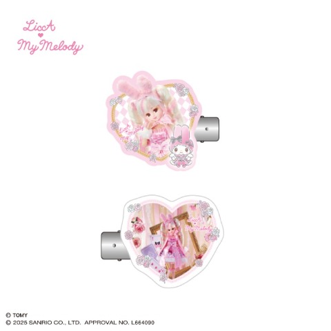 マルチクリップ（リカちゃん×マイメロ クロミ）