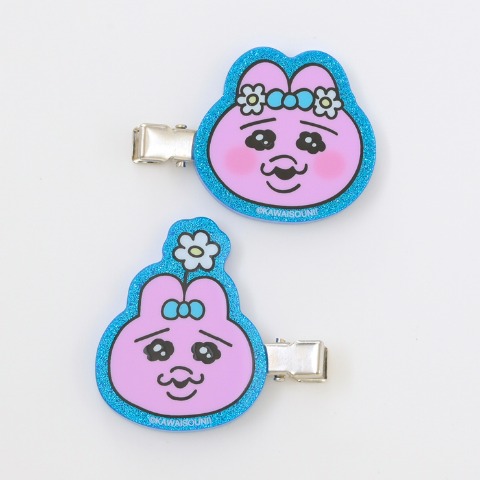 前髪クリップ（おぱんちゅうさぎ）