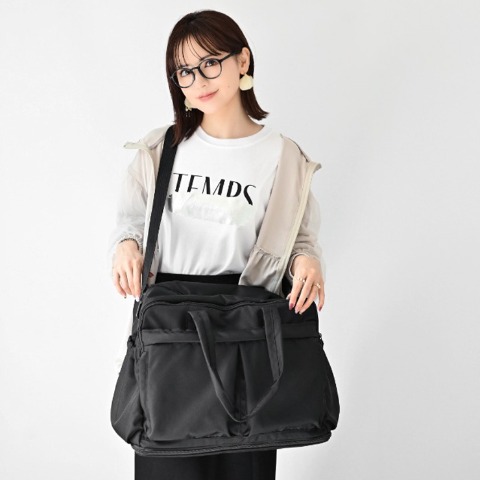 レディース　コーデュラボストンバッグ（MUMU）