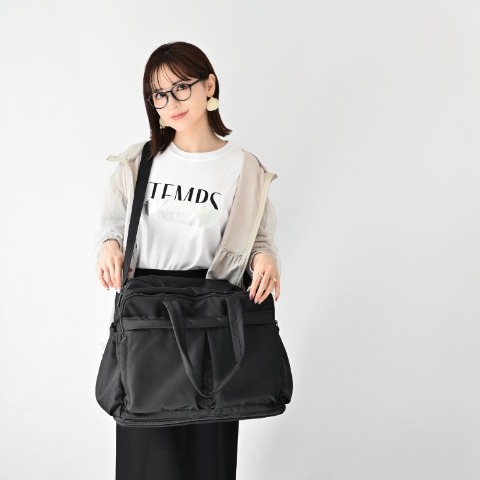 レディース　コーデュラボストンバッグ（MUMU）