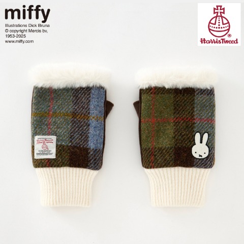 レディース　フィンガーレスグローブ(miffy)