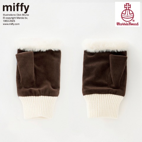 レディース　フィンガーレスグローブ(miffy)