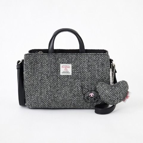 レディース　2WAYバッグ（HARRIS TWEED）（クロミ）