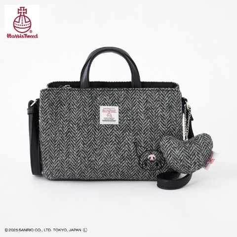レディース　2WAYバッグ（HARRIS TWEED）（クロミ）