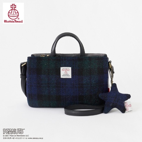 レディース　2WAYバッグ（HARRIS TWEED）（PEANUTS）