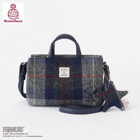 レディース　2WAYバッグ（HARRIS TWEED）（PEANUTS）