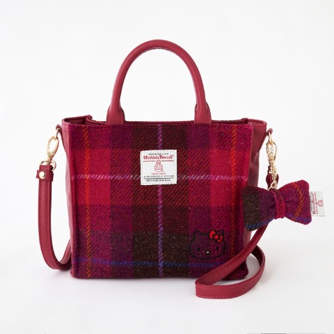 レディース　ショルダーバッグ（HARRIS TWEED）（ハローキティ）