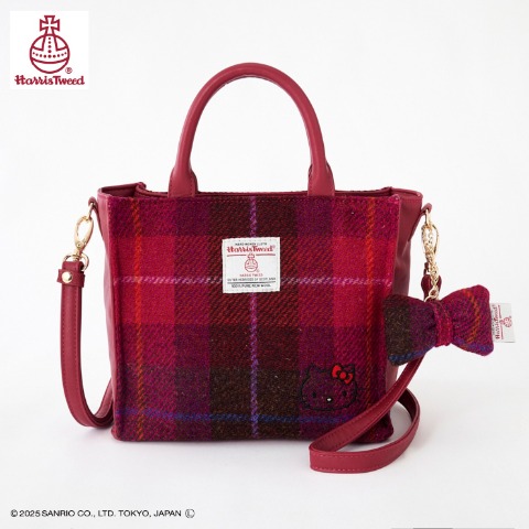 レディース　ショルダーバッグ（HARRIS TWEED）（ハローキティ）