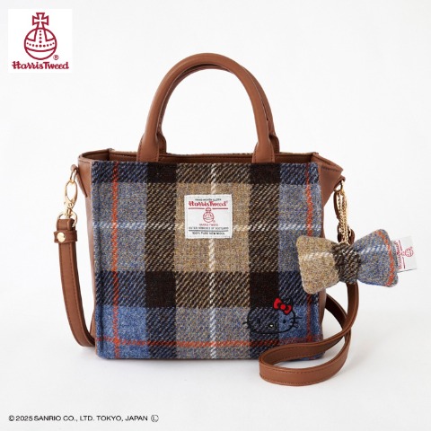 レディース　ショルダーバッグ（HARRIS TWEED）（ハローキティ）