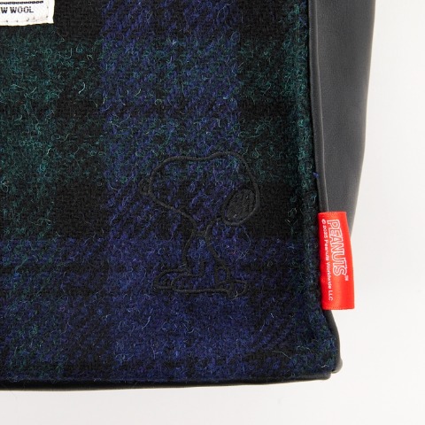 レディース　ショルダーバッグ（HARRIS TWEED）（PEANUTS）