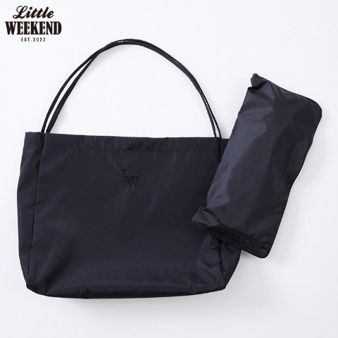 スリッパ付きトートバッグ(Little WEEKEND)