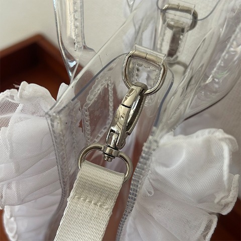 レディース　クリアバッグ（きなこっこ）