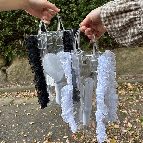 レディース　クリアバッグ（きなこっこ）