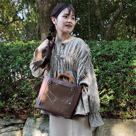 レディース　推し活バッグ（きなこっこ）