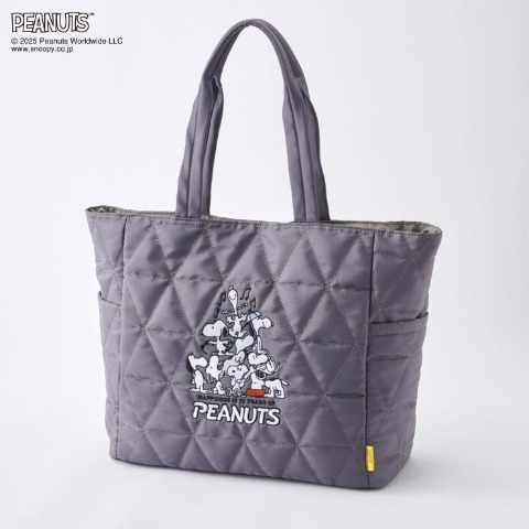 レディース　トートバッグ（PEANUTS） グレー 212