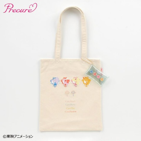 コインケース付帆布トートバッグ（フレッシュプリキュア！）