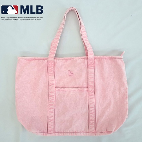 洗い加工帆布トートバッグ（MLB)