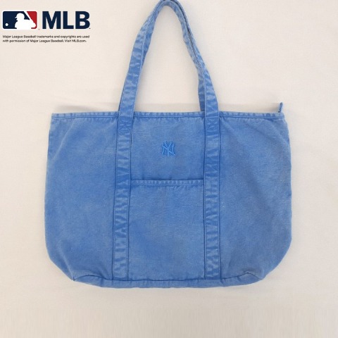 洗い加工帆布トートバッグ（MLB)