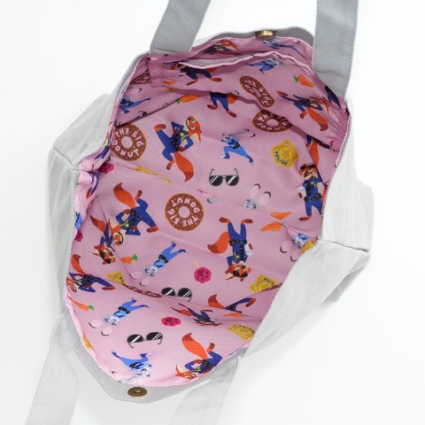 裏総柄トートバッグ『ズートピア』