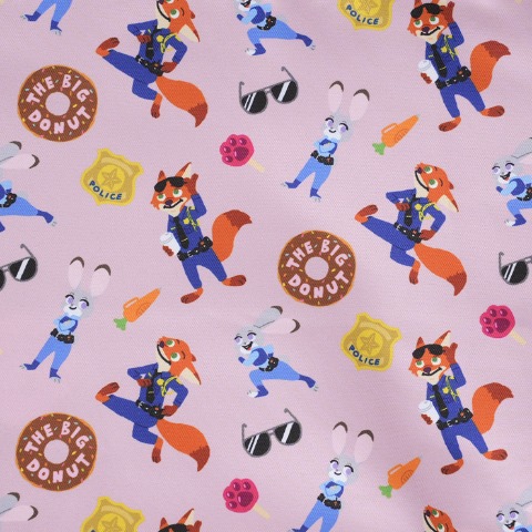 裏総柄トートバッグ『ズートピア』