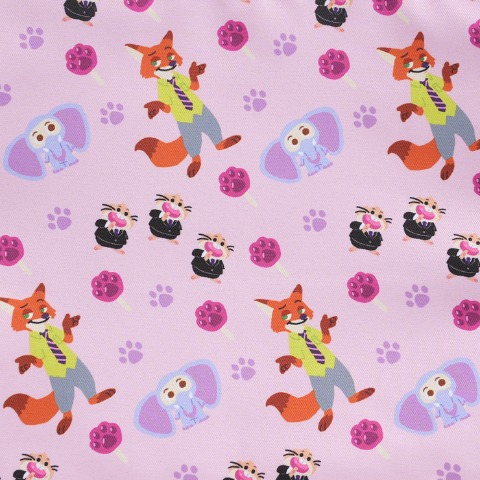 裏総柄トートバッグ『ズートピア』