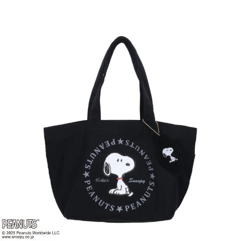 チャーム付きミニトート（PEANUTS）