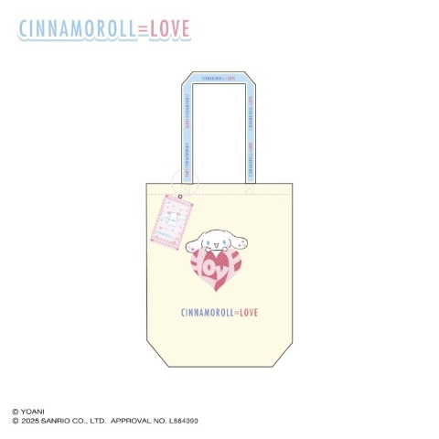 チャーム付きトートバッグ（シナモン×＝LOVE）