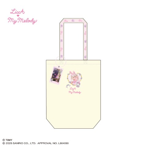 チャーム付きトートバッグ（リカちゃん×マイメロ クロミ）