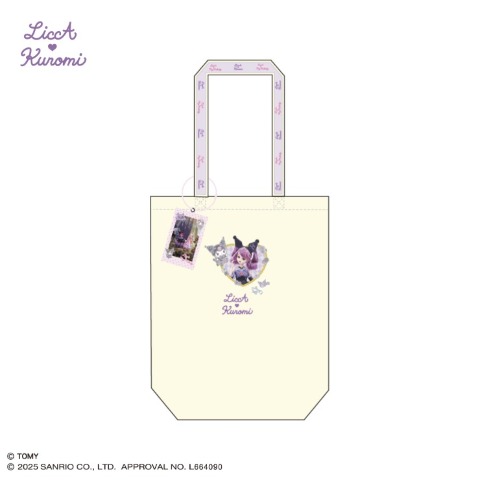 チャーム付きトートバッグ（リカちゃん×マイメロ クロミ）