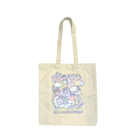 パスケース付トートバッグ（おぱんちゅうさぎ）