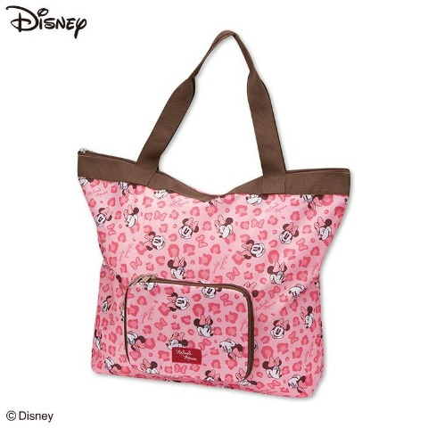 レディース　トートバッグ（ミニーマウス） ピンク 210