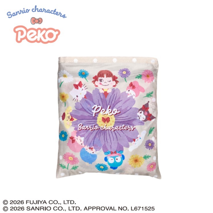 ポケッタブルショルダーバッグ（PEKO×サンリオキャラクターズ