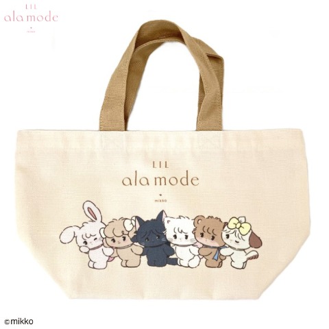 巾着付きミニトート Lil ala mode A
