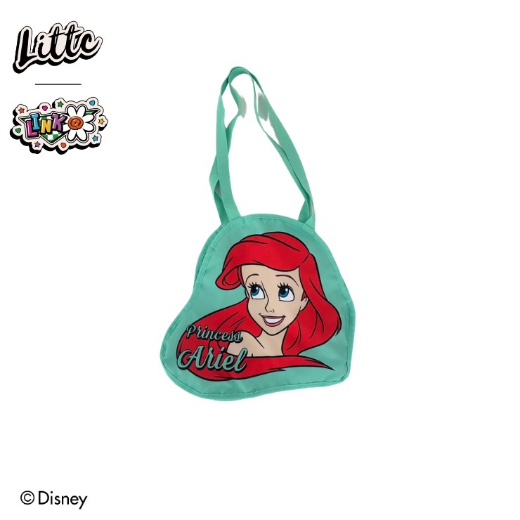 新品 タグ付き Disney Princess アリエル トートバッグ グリーン レディース トートバッグ（LITTCLINK@プリンセス） | しまむら