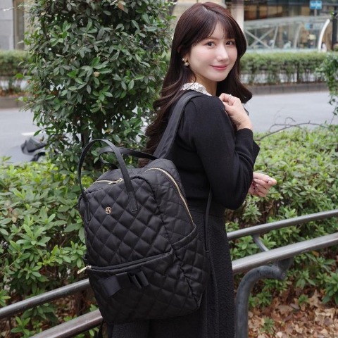 レディース　リボンモチーフリュック（アリシア）