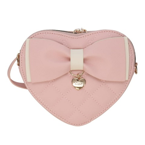 レディース　ハート型ショルダーバッグ（きゅるりんってしてみて）