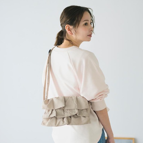 レディース　フリルショルダーバッグ　(MARIE)
