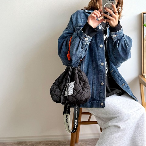 レディース　ショルダーバッグ(mayo)