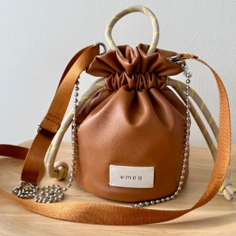 レディース　ショルダーバッグ(mayo)