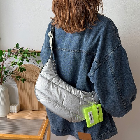 レディース　ショルダーバッグ(mayo)